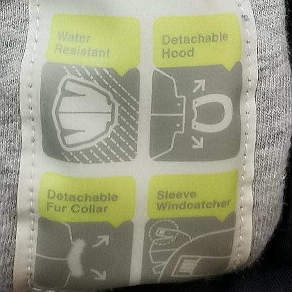 12 MONTHS MEXX Winter Hooded Jacket VGUC - Picture 4 of 6